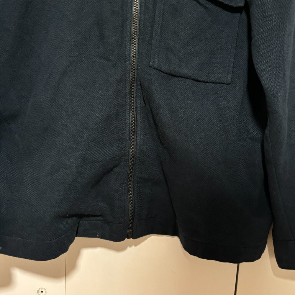 Wings + Horns  Blue Utility Flannel Jacket - Medium - Picture 9 of 15